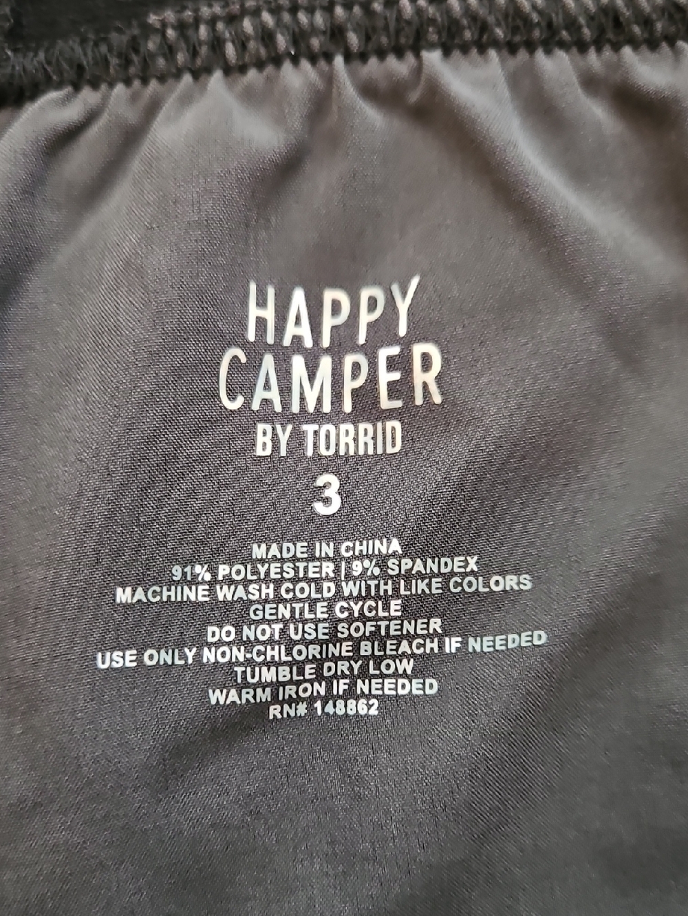 Torrid Happy Camper Black Print Capri Pants - Picture 2 of 7
